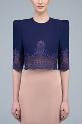 Atma Crop Top Midnight Blue