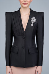 Zartasha Jacket in Black