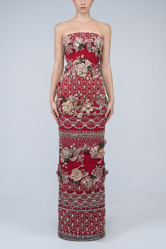 Hibiscus Gown