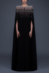 Refa Cape & Sleeveless Dress