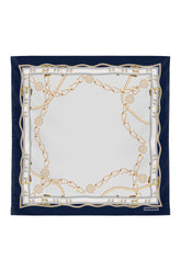 Catena Silk Scarf in Nude Grey