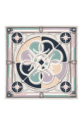 Compass Silk Scarf in Carousel