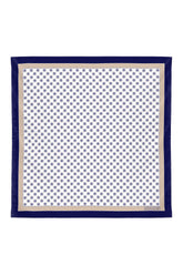 La Fleur Silk Scarf in Blue