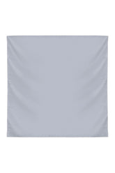 Plain Silk Scarf in Icy Blue