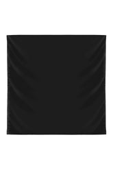 Plain Silk Scarf in Black
