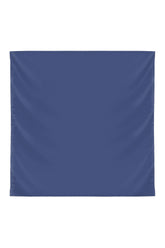 Plain Silk Scarf in Blue