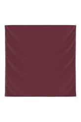 Plain Silk Scarf in Maroon