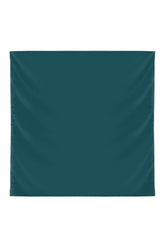 Plain Silk Scarf in Teal