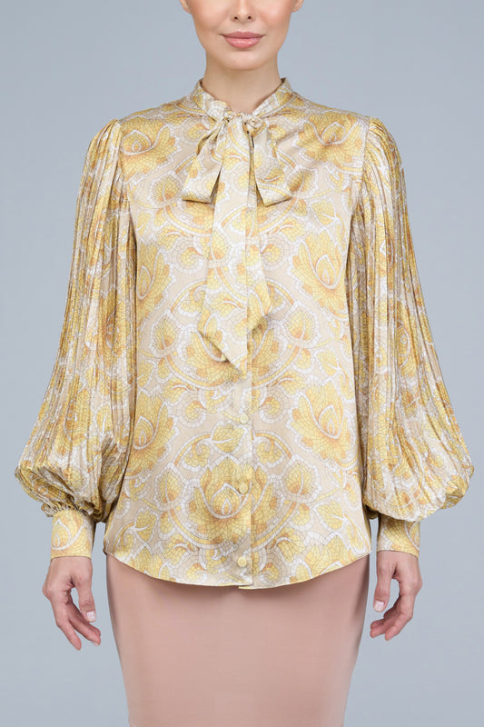 Sienna Blouse in Ray Flower Yellow