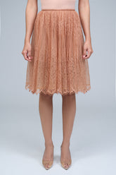 Zagreb Skirt in Peach Fuzz