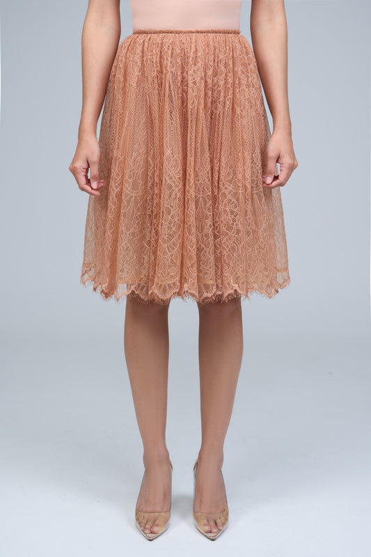 Zagreb Skirt in Peach Fuzz