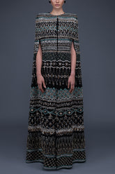 Zara Cape & Sleeveless Dress