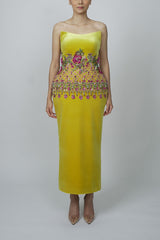 Royale Dress in Mustard
