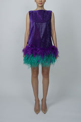 Songbird Dress in Purple