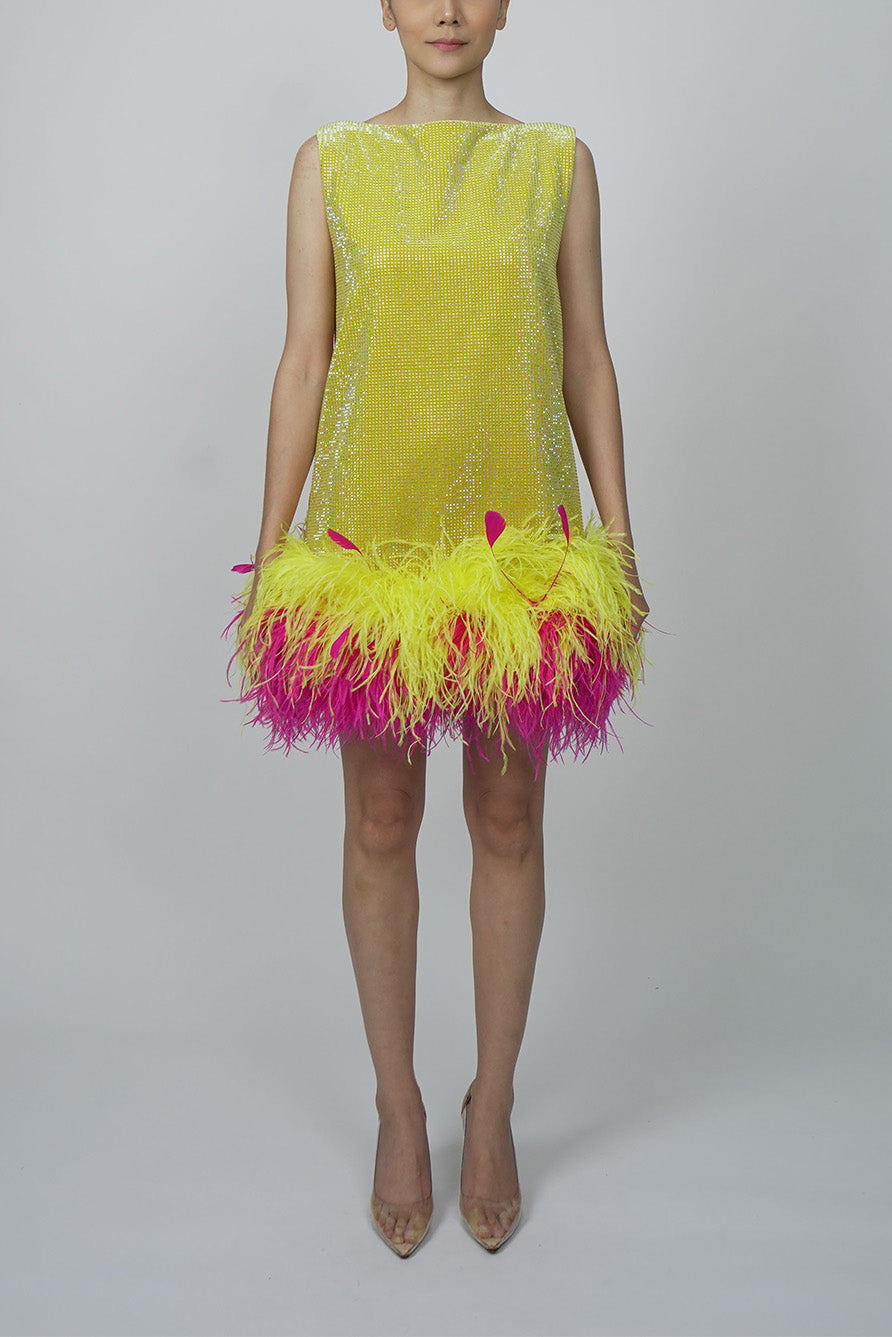 Songbird Dress in Yellow
