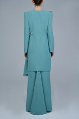 Adeline Kurung in Pastel Green