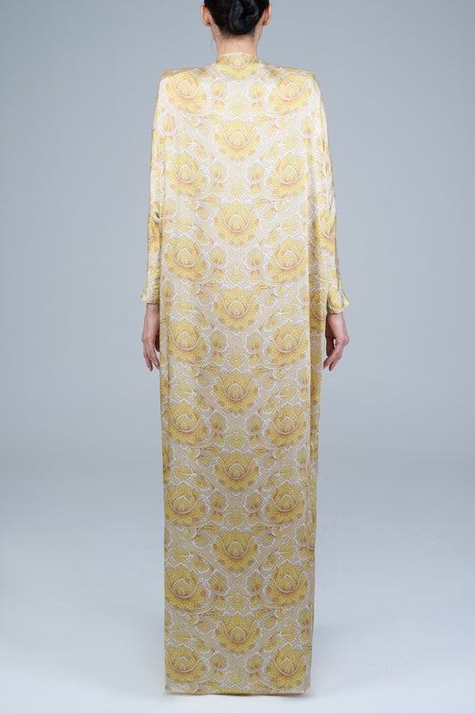 Antalya Dress in Ray Flower Yellow