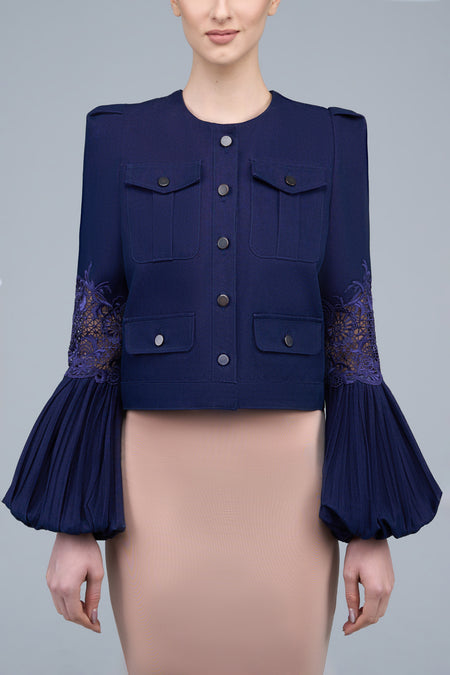 Azizah Jacket Midnight Blue