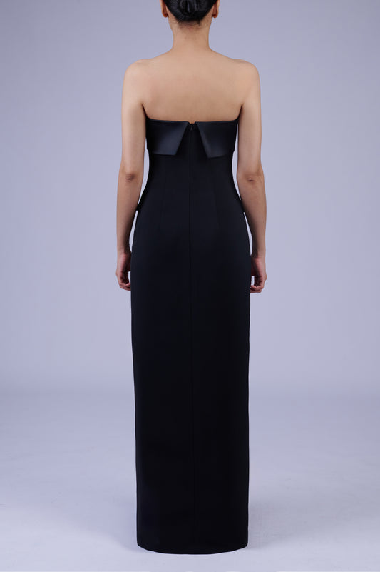 Bellamy Dress in Black on Black