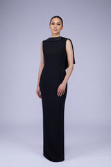 Bobbie Dress in Black on Black