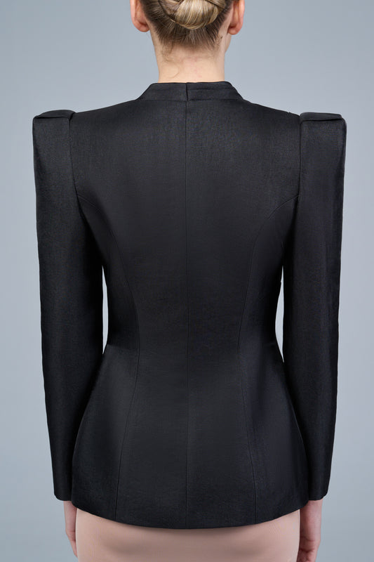 Zartasha Jacket in Black