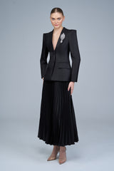 Zartasha Jacket in Black