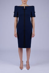 Frankie Dress in Navy