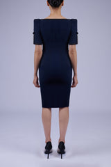 Frankie Dress in Navy