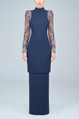 Kelaya in Navy Blue