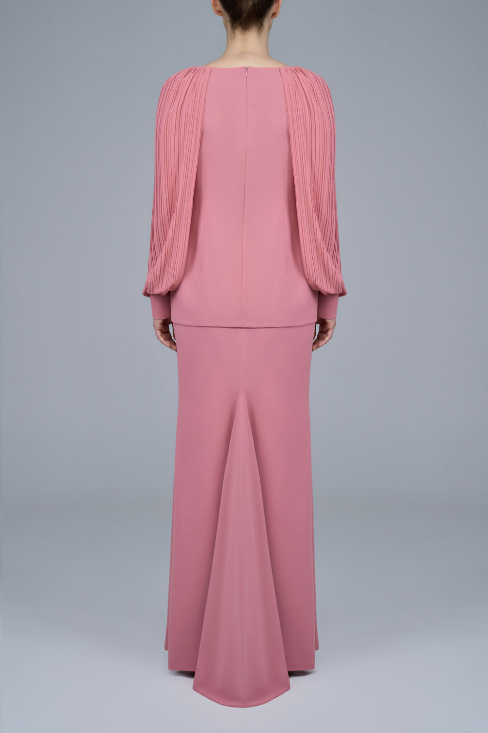 Matilda Kurung in Coral Blush