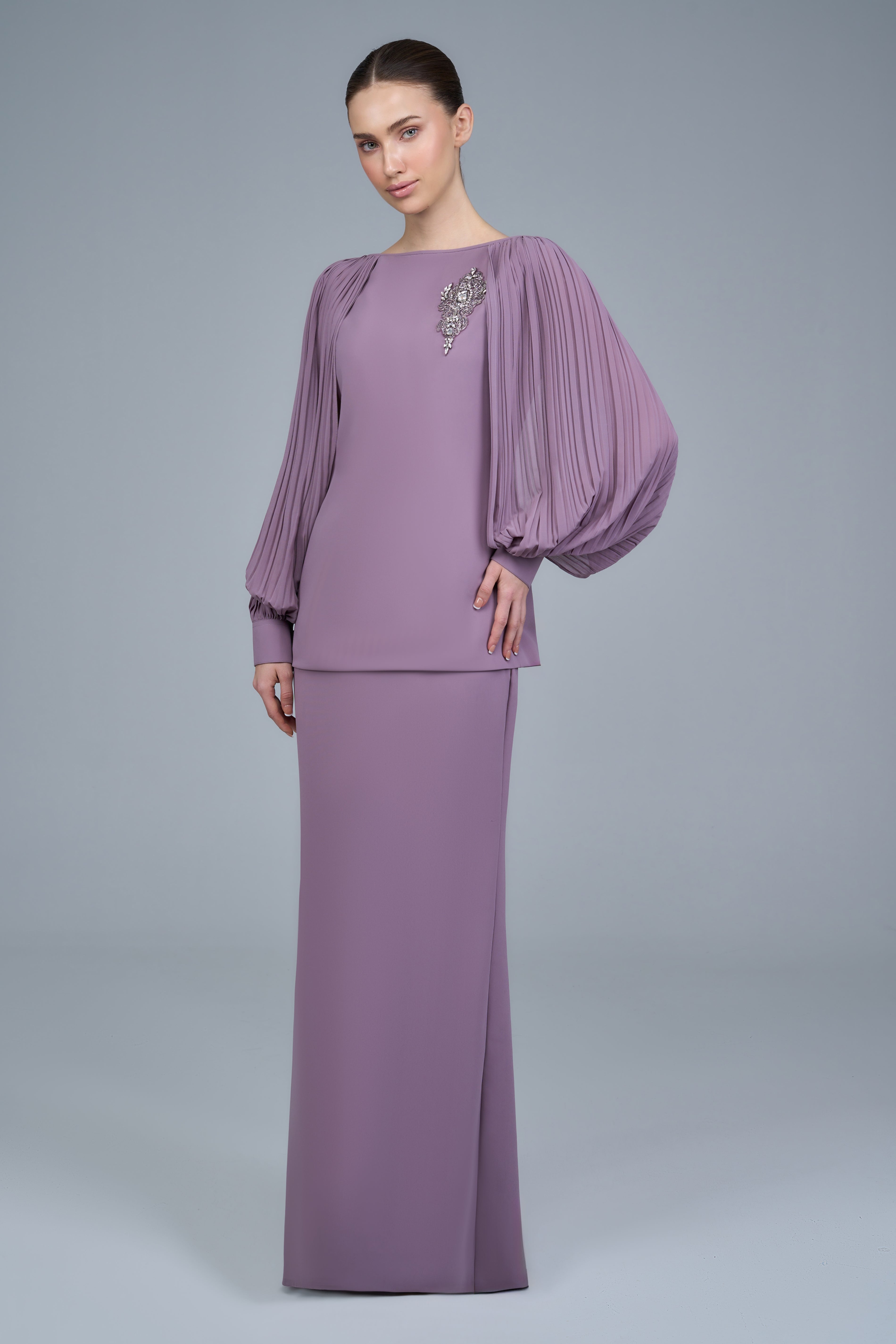 Matilda Kurung in Mauve