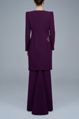 Nellie Kurung in Dark Purple