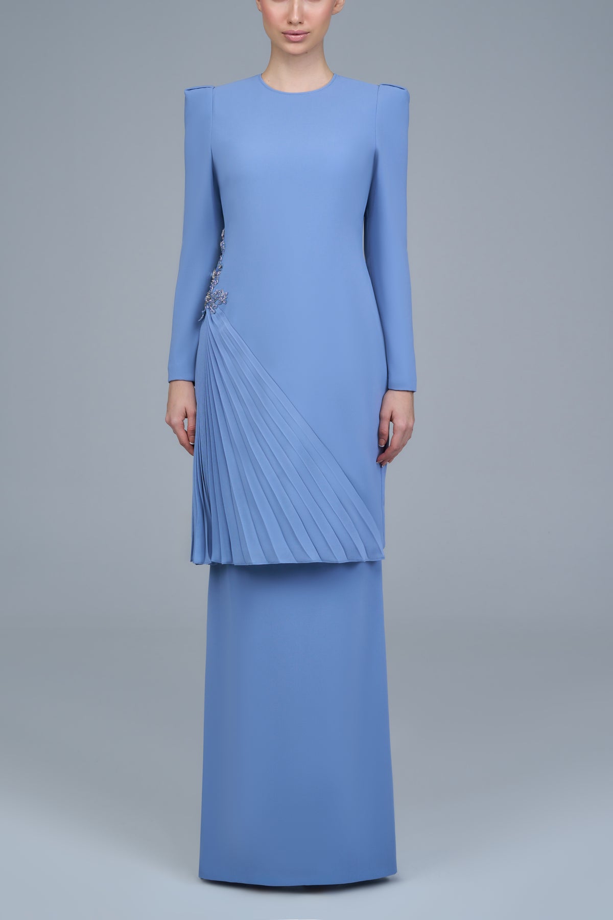 Nellie Kurung in Powder Blue