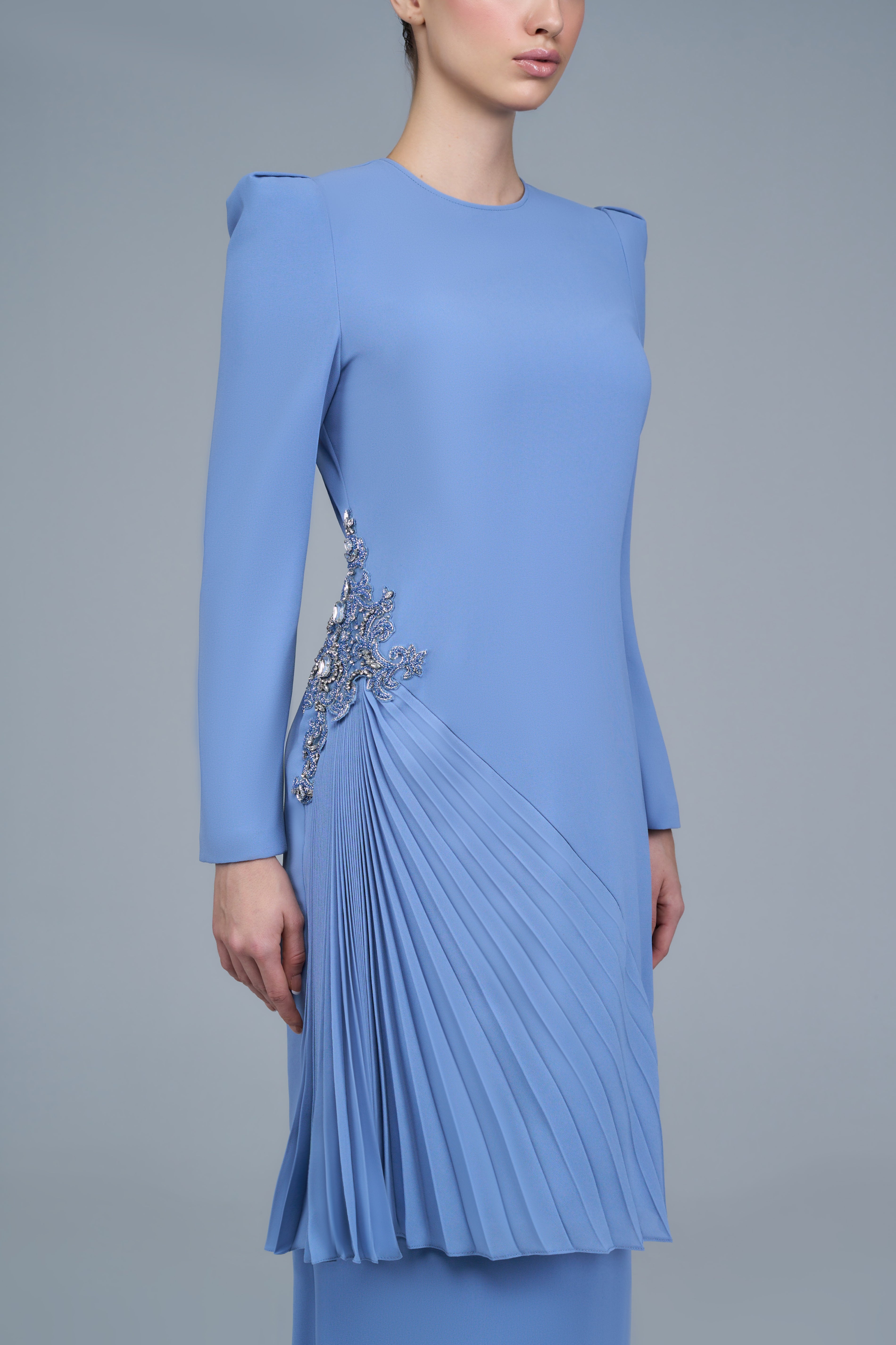 Nellie Kurung in Powder Blue