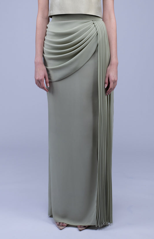 Padmini Skirt in Sage Green