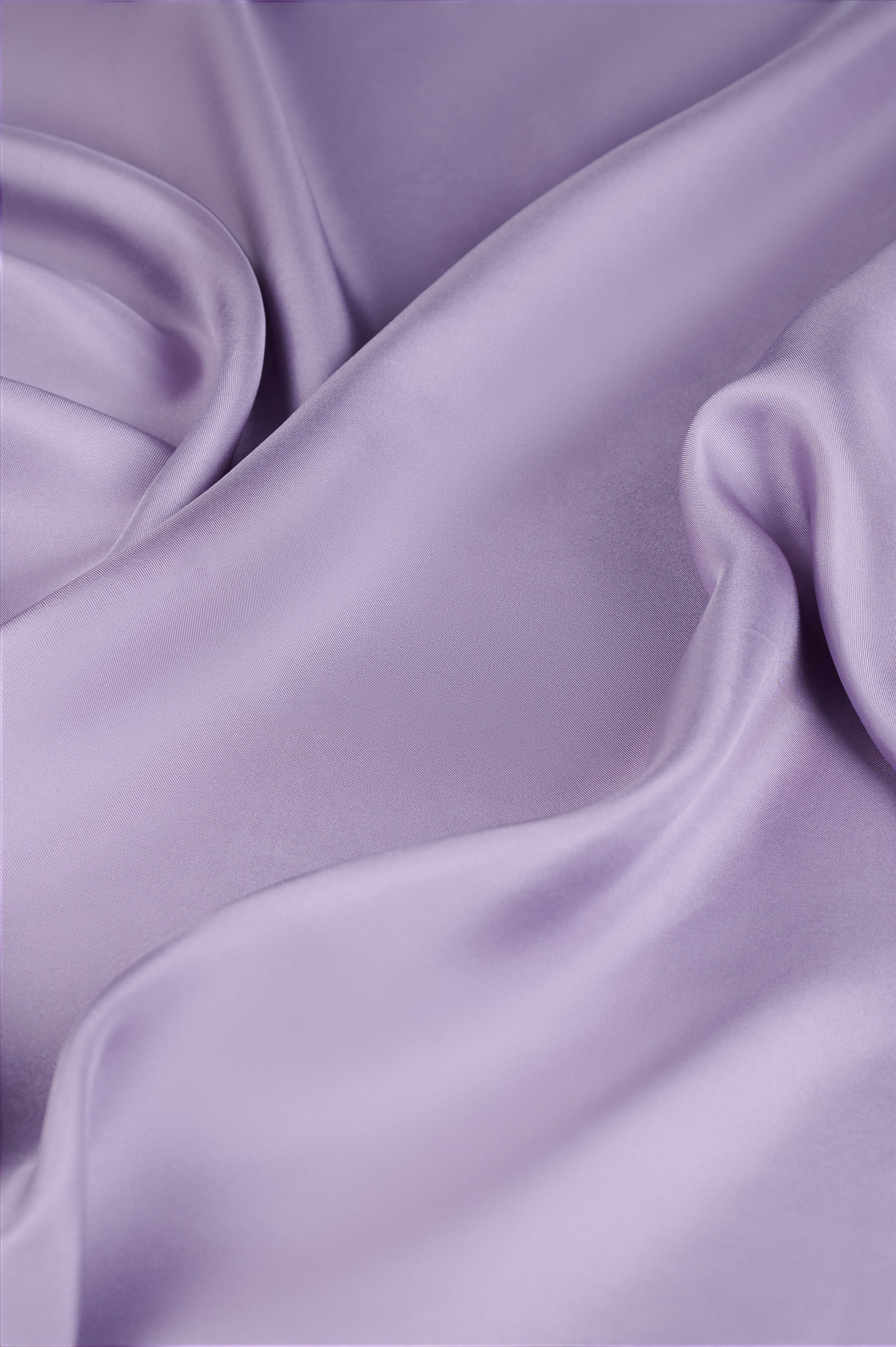 Plain Silk Scarf in Lilac