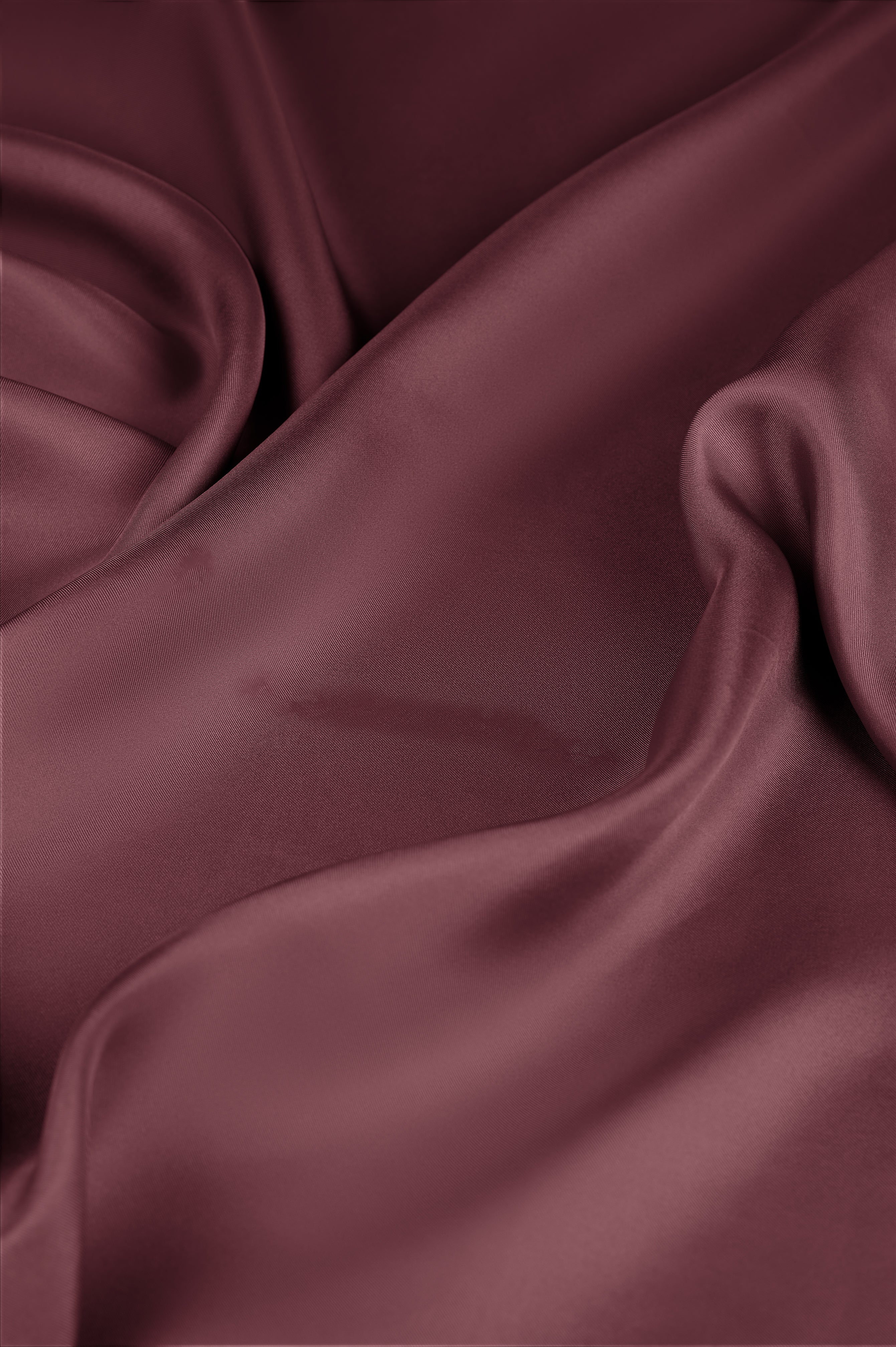 Plain Silk Scarf in Maroon