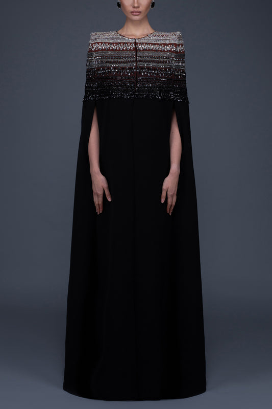 Refa Cape & Sleeveless Dress