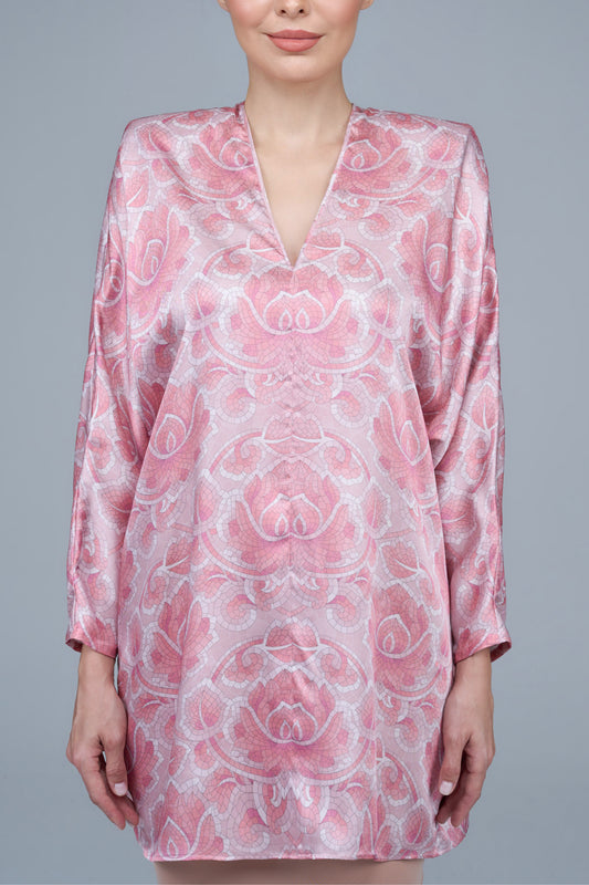 Rimini Blouse in Peach Pink