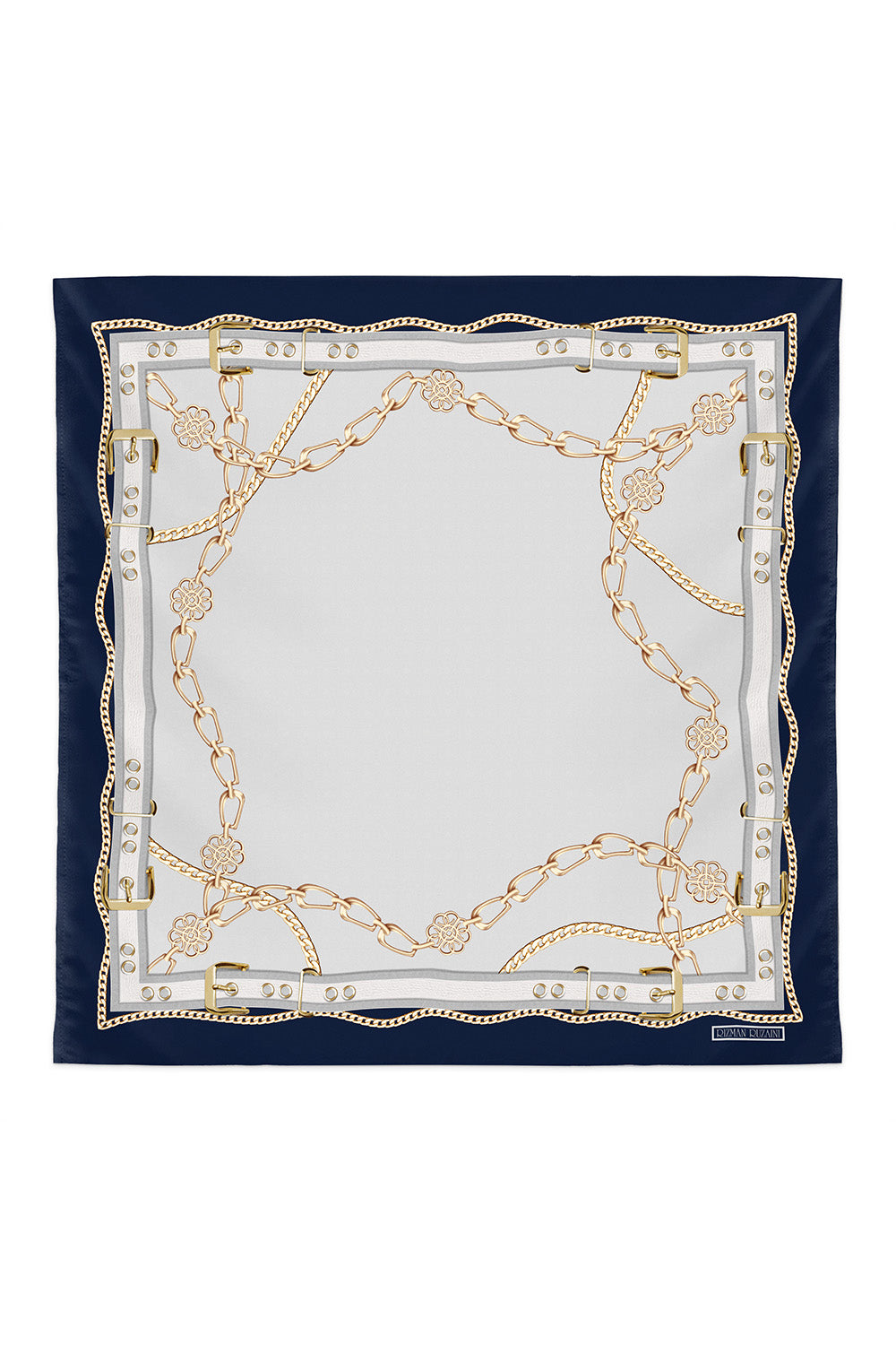 Catena Silk Scarf in Nude Grey