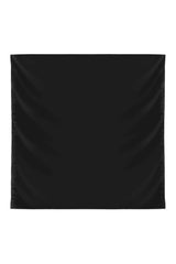 Plain Silk Scarf in Black