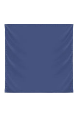 Plain Silk Scarf in Blue