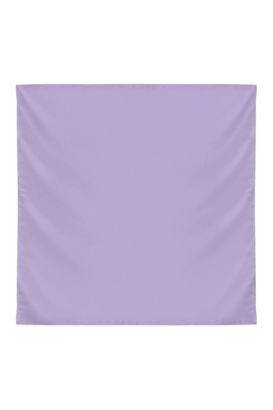 Plain Silk Scarf in Lilac