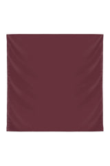 Plain Silk Scarf in Maroon