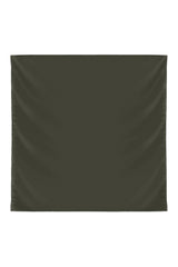 Plain Silk Scarf in Olive