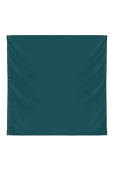 Plain Silk Scarf in Teal