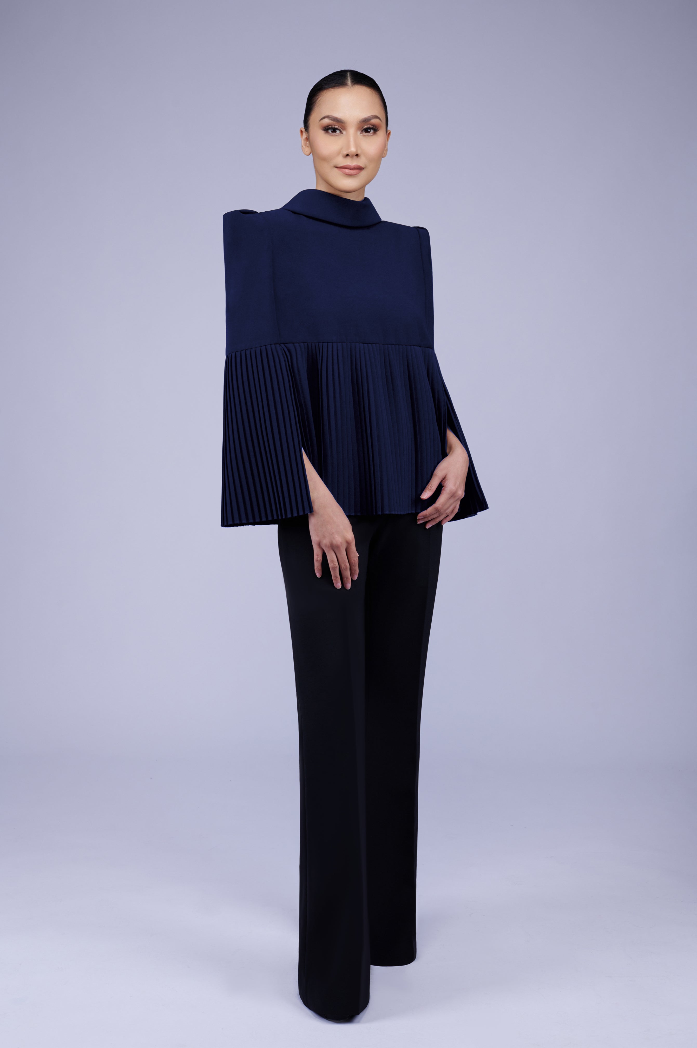 Skyler Blouse in Navy