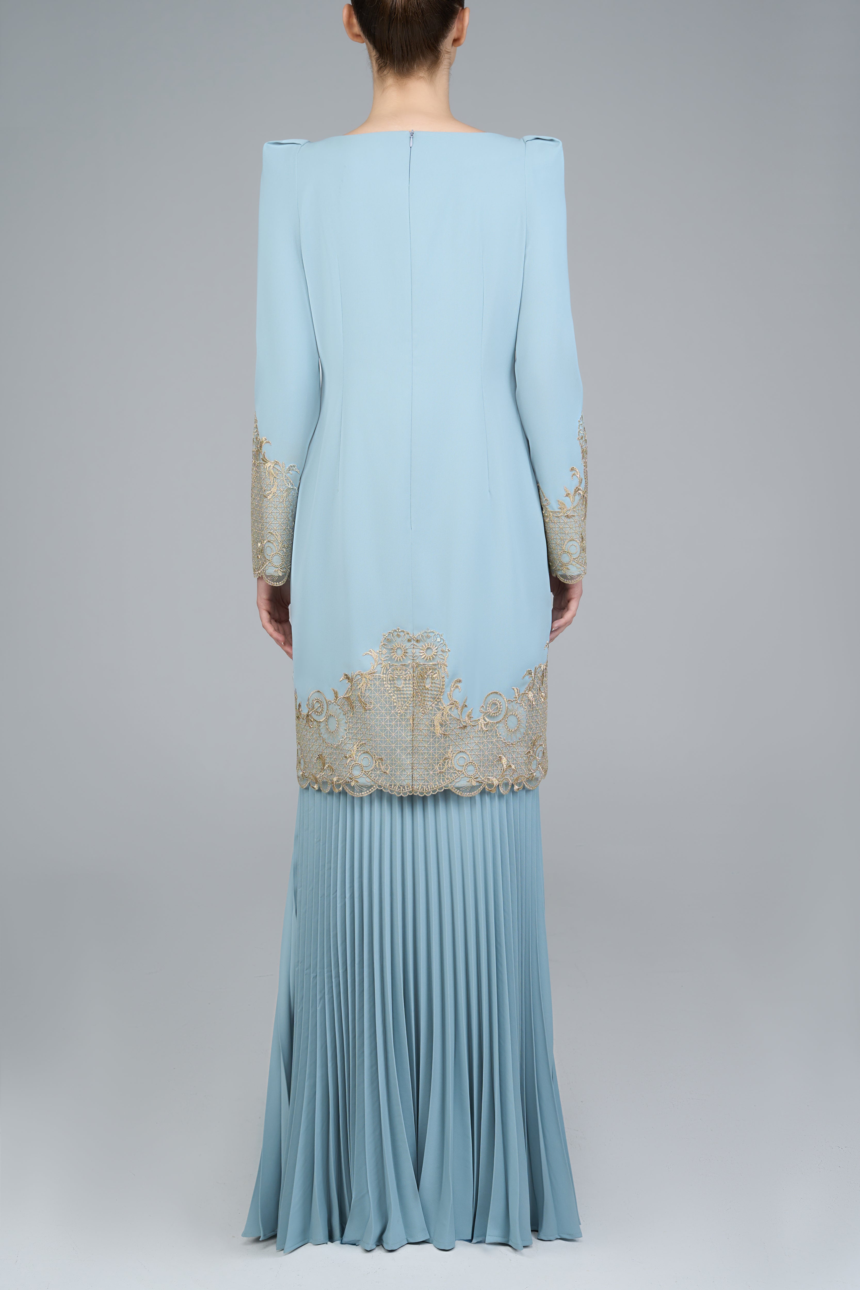 Tagar Kurung in Steel Blue