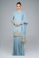 Tagar Kurung in Steel Blue